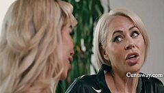 American Milf Disciplines Asian Girl for Partying with Intense Pussy Licking and Orgasm