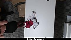 Narrative suspect lily jordan tries to run away but officer make her cum and let her go - liftersex