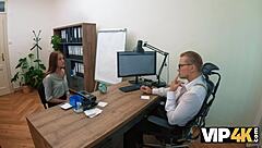 i feel so excited about this flexible office interview turning into all holes european hardcore sex