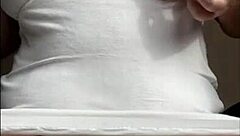 Seductive big ass milf hints at intense anal masturbation with squirting and dirty talk