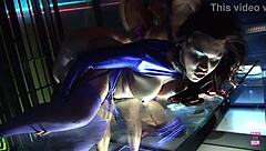 Whoa, this brunette BDSM master commands two slaves to fuck while blondes watch in cages