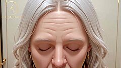 hey, check out this hot gilf giving a pov blowjob in the changing room