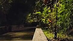 Oh God! Ting Xuan Pees Outdoors Then Strips Underwear For Wild Park Masturbation!