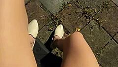 Oh God! Ting Xuan Pees Outdoors Then Strips Underwear For Wild Park Masturbation!