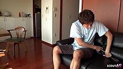 japanese teen 18+ tricked to creampie fuck by stranger when home alone in uncensored jav porn