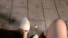 Oh God! Ting Xuan Pees Outdoors Then Strips Underwear For Wild Park Masturbation!