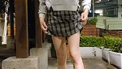 Oh God! Ting Xuan Pees Outdoors Then Strips Underwear For Wild Park Masturbation!