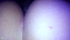 she subtly takes huge monster cock deep in tight ass