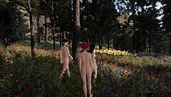 Join the intense adventure of Caroline's fantasies part 7 at the rental cabin