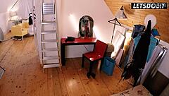 Easter Bunny Lexie Candy Takes Anal From Horny Man In French Scene