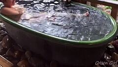 Sakura Enjoys Steamy Hot Springs Adventure With Nacchi