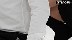 Oh man, horny blonde milf Isabelle Deltore dominates with deep anal and face sitting on that big cock