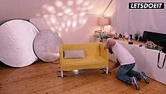 Easter Bunny Lexie Candy Takes Anal From Horny Man In French Scene