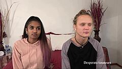 I feel so desperate as a big tit hot milf in casting, getting my pussy banged hard with rough wild action and spitting feet play.