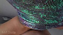 club slut milf refuses condom in bathroom fuck - milf stella