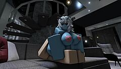 why are we having rough roblox sex with this hot demon big tits babe?