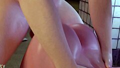 K Da Akali Gets Fucked Hard In Bathroom With Cum On Big Tits