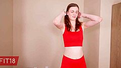 Fit18 - Lilly Jade gets creampied as a 6 foot tall model in casting POV 60fps 💦