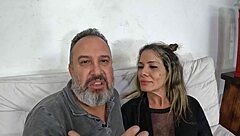 Sabrina Fit at 51 Years Old Decides to Enter the Adult World with Mature Milf Blowjob and Homemade Group Action!