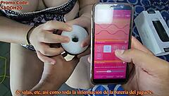 using svakom sam neo masturbator on cock while sucking balls!