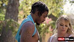 Big Ass Local Milf Slut Sucks BBC Like Pro Outdoors Versus London River Kris K