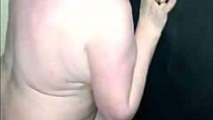 in a seductive session, french femdom explores gloryhole and bondage with her slave