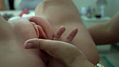 Amateur alexis tries licking tantaly sex doll pussy close up for first time with asmr moans