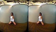 petite asian teen 18+ goddess teases with feet and horny nude body in softcore reality