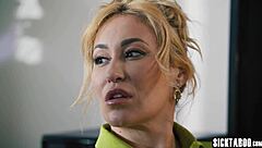 OH WOW, POWERFUL BIG TITS BUSINESSWOMAN FUCKS HOT BLACK MILF LESBIAN WITH BIG TITS!