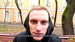 why does this student penetrate the tutor in stockings so fast at home