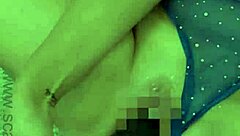 Blonde Thick Teacher Tries Black Inflatable Dildo in Tight Pussy Joi