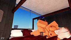 Blonde Roblox Model Teen Sophie Returns for Fun Playtime with Her Headless Manager in Detailed Scenes