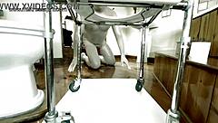 What Happens When Dominatrix Mistress April Uses Her Bound Ebony Slave in Berlin Bondage Play