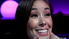 i love when milf lezdom dominates and anal fucks my young babe body in bondage