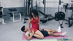 Will Busty Curly Brunette Hottie Shake Her Big Booty Before Deep Hardcore Fuck With Victoria Voxxx And Max Fills