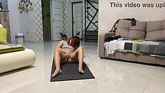 angie elif hot small 18+ tits brunette love play pussy after yoga. she enjoys softcore solo in bedroom.