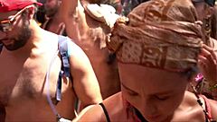 Wow, Check Out These SEXY Music Festival Girls Dancing Wildly!