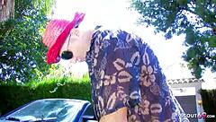 SKINNY MATURE SORAYA WITH LONG PUSSY LIPS SEDUCE TO ROUGH FUCK BY NEIGHBOR!