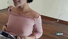 Novinha Safada Calls Professor For Private Lesson Ends Up Taking Dick Lesson