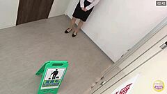 Hey, watch this Japanese girl wetting herself in bathroom!