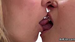 Hey, these horny lesbo sex kittens fist narrow holes and ass holes wildly