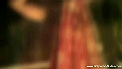 Erotic Bollywood Brunette Babe Dances Naked Sensually