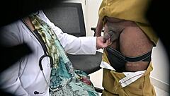 Indian Lady Doctor Caught on Hidden Camera Satisfying Desires with Local Patient in Hospital