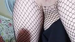 I grab that hot babe and start masturbating her with toys before sliding deep into her tight ass