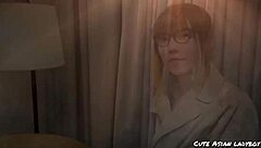 Super Cute Asian Ladyboy Delivers Cumshot With Anal Dildo And Footjob Play