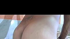 hey, i picked the mystery gift over 2 bucks and it led to intense interracial anal with lingerie and two cumshots in hd