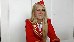 Air Hostess Aisha Takes Massive BBC Creampie Raw!
