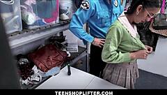 Hot Petite Latina Teen Caught Shoplifting Books Stripped And Fucked By Officer Claire Black Ryan Mclane