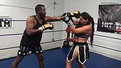 Feisty Feminista Challenges Male In Mixed Boxing Spar