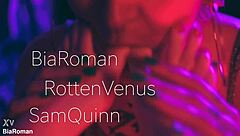 Horny Redhead And Brunette Engage In Foot Tickling Fetish With Deepthroat And Gagging